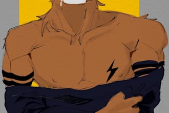 design custom anime characters and portraits
