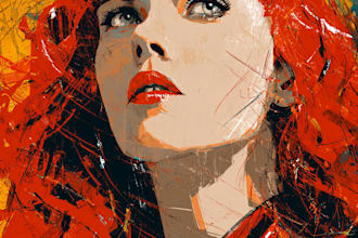 do a illustrate a superhero art portrait