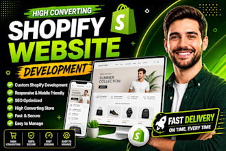 do shopify website design and development for your products