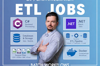 build dotnet etl batch jobs