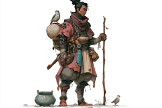 create stunning realistic fantasy character portraits for dnd, rpg or books