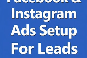 run facebook and instagram ads  for lead generation