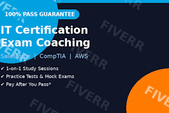 provide IT certification support for comptia, cisco ccna AWS