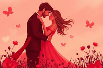 design erotica romance book cover or ebook cover