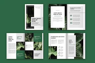 design professional magazine, editorial and catalog layouts