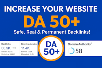 increase da sixty pluse of your websites
