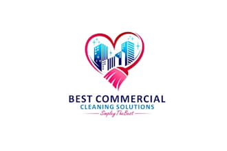 make creative professional empowering cleaning logo