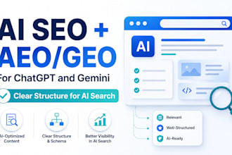do ai SEO and aeo GEO for chatgpt and gemini