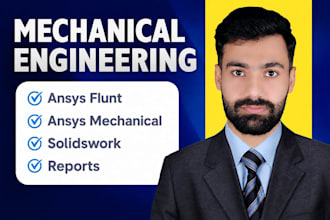 design 3d models, ansys, reports for mechanical engineering