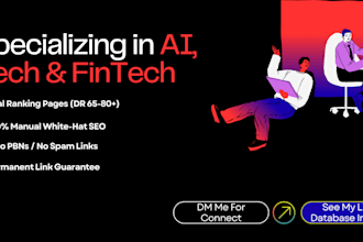 build high DR ai and tech backlinks