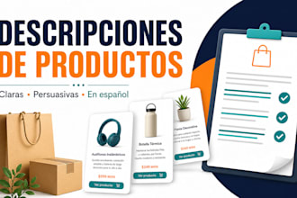 write persuasive product descriptions in spanish