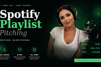 pitch your indie folk music to spotify playlist curators