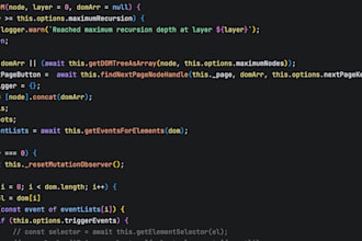 develop advanced nodejs web crawler and dynamic web scraper