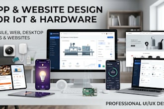 design mobile web app for iot hardware