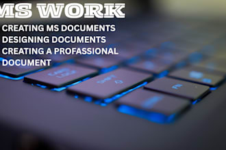 create, customize different ms documents
