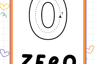 create number tracing 0to 20 worksheet for kids, counting preschool