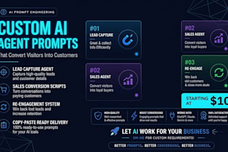 write custom ai agent prompts for your business chatbot