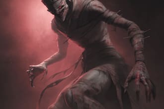 draw realistic dark fantasy art and horror illustrations