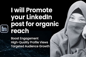 promote your linkedin post for organic reach