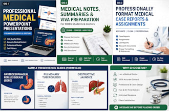 create professional medical powerpoint presentations for mbbs students