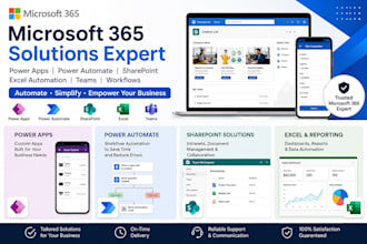 build power apps, sharepoint and power platform automation solutions
