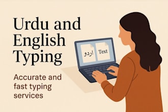 fast and accurate urdu english typing and data entry