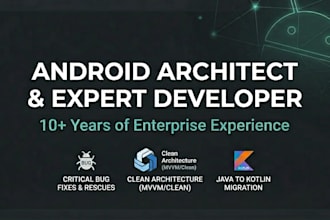 develop a native android app in kotlin