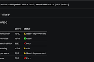 perform a professional code audit and architecture review of your application