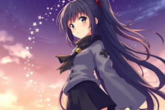 create anime, manga art sfw or nsfw