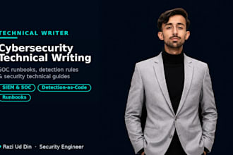be your cybersecurity technical writer