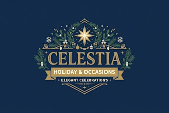 design a holiday and  special occasion logo for your brand or event