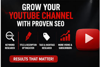 write SEO friendly youtube titles and descriptions