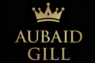 design minimalist crown logo with your brand name