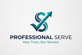 design a professional serve logo for your brand