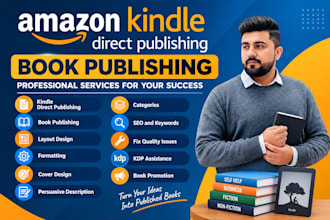 do amazon KDP book publishing book editing and formatting