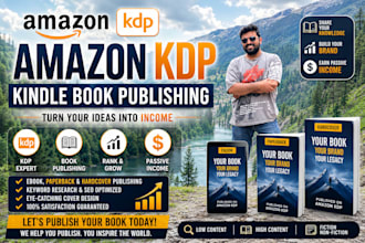 do amazon KDP book publishing book editing and formatting