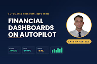 build an automated financial dashboard and reports