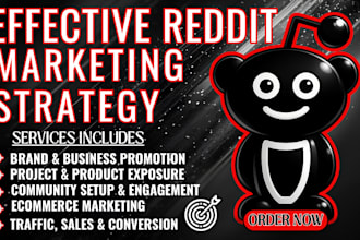 do website promotion, business marketing through reddit marketing and promotion