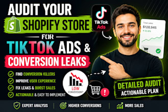 audit your shopify store for tiktok ads and conversion leaks