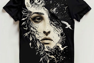 creative and modern t shirt design