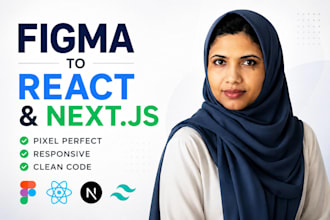 convert figma to react nextjs html tailwind css website