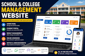 a collegeschool management website