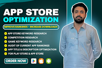 optimize your mobile app or game with aso keywords for app store and google play