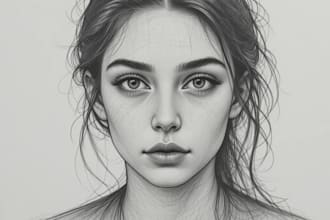 professional pencil or charcoal portrait drawings for you