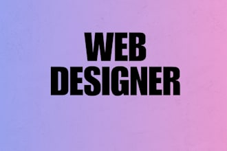 be your web designer