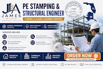 florida alaska pe stamp structural engineer pe stamping engineer review