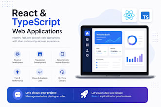 build responsive react and typescript web applications
