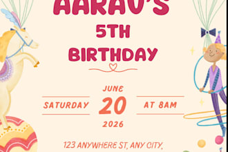 design professional invitation cards in canva