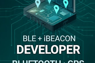 develop beacon app, ble app, bluetooth app, gps app, ibeacon