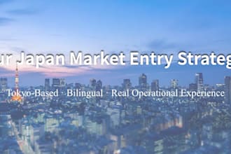 be your japan market entry strategist and local business representative